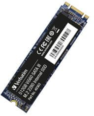 VERBATIM SSD 512GB M.2 2280 SATA III Vi560 S3 interný disk, Solid State Drive