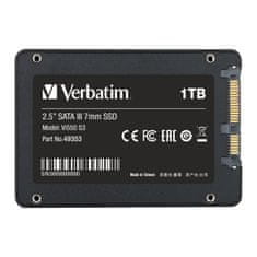VERBATIM SSD 1TB SATA III Vi550 S3 interný disk 2.5", Solid State Drive