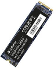VERBATIM SSD 256GB M.2 2280 SATA III Vi560 S3 interný disk, Solid State Drive
