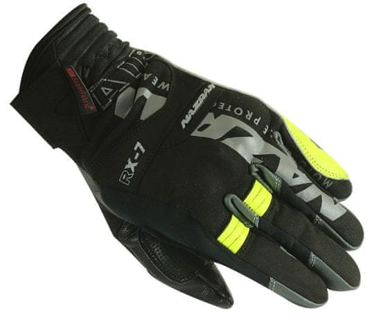 NAZRAN Dámské rukavice na moto RX-7 2.0 black/fluo