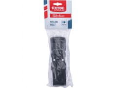 Extol Premium Opasok nylonový čierny, š.5cm x d.122cm, plast. pracka, nylon