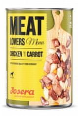 Josera Dog konz. Meat Lovers Menu Chick.with Carrot400g