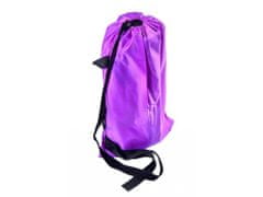 Nafukovací vak Lazy bag dvojvrstvový - fialový