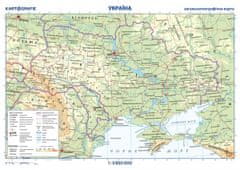 Ukrajina příruční mapa - 1 : 3 850 000