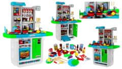 Mamido Detská interaktívne kuchynka s vybavením modrá