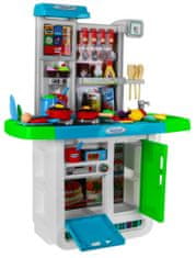 Mamido Detská interaktívne kuchynka s vybavením modrá