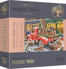 Trefl Wood Craft Origin puzzle Santovi malí pomocníci 1000 dielikov
