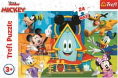Trefl Puzzle Mickeyho klbko: Mickey Mouse a kamaráti MAXI 24 dielikov