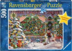 Ravensburger Puzzle Vianočný obchod 500 dielikov