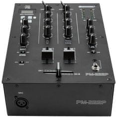 Omnitronic PM-222P, 2-kanálový mixážny pult s MP3/BT prehrávačom