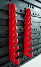 Kistenberg Súprava držiakov BINEER HOOKS na montážne panely, červené, 20 ks KISTENBERG