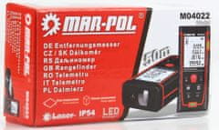 MAR-POL Laserový merač vzdialenosti 0.05-50m M04022