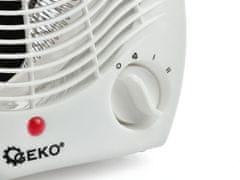 GEKO Elektrický teplovzdušný ventilátor 1000/2000W FH01 GEKO