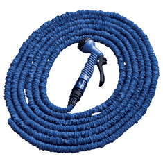 Bradas Flexibilná, zmršťovacia záhradná hadica 15m-45m s postrekovačom - modrá TRICK HOSE BR-WTH1545BL-T-L