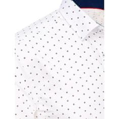 Dstreet Pánska košeľa JULIO biela dx2346 XL