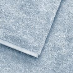 Ch. Fischbacher Malý bavlnený uterák PURE s úzkou bordúrou 30 x 30 cm, svetlo modrá
