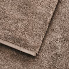 Ch. Fischbacher Bavlnený hostovský uterák PURE s úzkou bordúrou 40 x 60 cm, hnedá