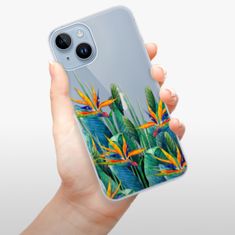 iSaprio Silikónové puzdro - Exotic Flowers pre iPhone 14