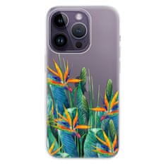 iSaprio Silikónové puzdro - Exotic Flowers pre iPhone 14 Pro