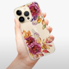 iSaprio Silikónové puzdro - Fall Flowers pre iPhone 14 Pro