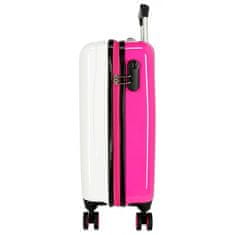 Jada Toys Luxusný detský ABS cestovný kufor MINNIE MOUSE Pink, 55x38x20cm, 34L, 3419322