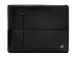 Rovicky Priestranná kožená peňaženka s RFID systémom