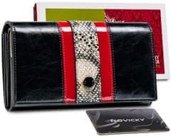 Peterson Dámska kožená peňaženka so zabezpečením RFID Kuhmo čierna univerzálny