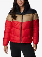 COLUMBIA Červená dámska prešívaná zimná bunda Columbia Puffect M