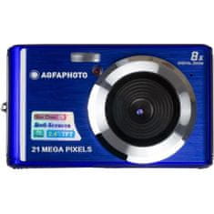 VERVELEY AGFA PHOTO Realishot DC5200, Kompaktný digitálny fotoaparát (21 MP, 2,4'' LCD, 8x digitálny zoom, lítiová batéria) modrý