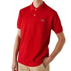 Lacoste LACOSTE, Pánske polo tričko s krátkym rukávom, červené
