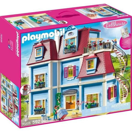 Playmobil PLAYMOBIL 70205, Domček pre bábiky La Maison Traditionnelle, Veľký tradičný domček, Novinka pre rok 2020