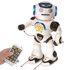 Lexibook LEXIBOOK Powerman, interaktívny vzdelávací robot na hranie a učenie, tanec, prehrávanie hudby, vzdelávacie kvízy, program na prehrávanie CD