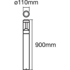 shumee LEDVANCE Žiarovka SMAR + Bluetooth Moderný lampáš 90 cm RGBW Vonkajší stĺp, zmena farby