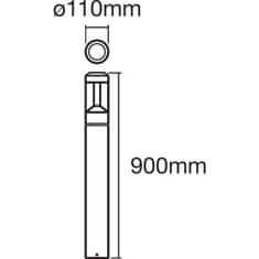 shumee LEDVANCE Žiarovka SMAR + Bluetooth Moderný lampáš 90 cm RGBW Vonkajší stĺp, zmena farby
