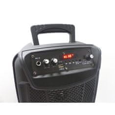 VERVELEY INOVALLEY KA20 Bluetooth karaoke reproduktor s osvetlením, 800 W, USB/Micro SD/AUX-IN/DC port
