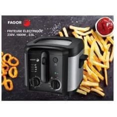 FAGOR FAGOR FG0312 Elektrická fritéza, 2,5 l, 1600 W, Časovač, Nastaviteľný termostat