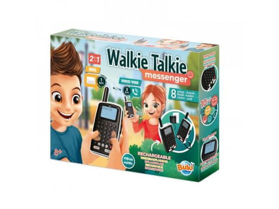 Buki France Vysielačky Walkie Talkie Messanger - dobíjacie batérie