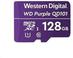 Western Digital WD Micro SDXC Purple Class 10 - 128GB (WDD128G1P0C), fialová