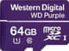 WD Micro SDXC Purple Class 10 - 64GB (WDD064G1P0C), fialová