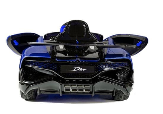 Mamido Detské elektrické autíčko Bugatti Divo lakované modré