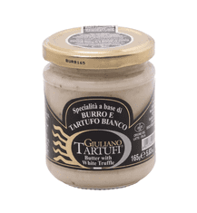 Giuliano Tartufi Hľuzovkové maslo s kúskami bielej hľuzovky 5,5 %, 165 g