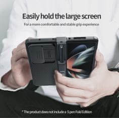 Nillkin CamShield pre Slot+Stand Zadní Kryt pre Samsung Galaxy Z Fold 4 5G Black 6902048252653