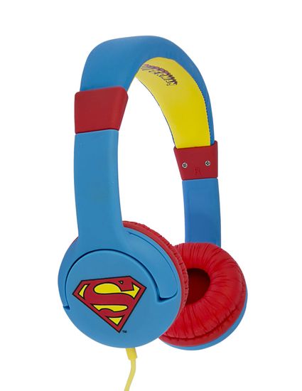 OTL Tehnologies Superman Man of Steel detské slúchadlá - rozbalené