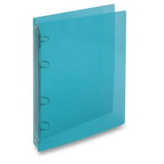 4-krúžkový šanón Transparent A5, 25 mm, modrý