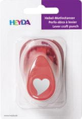 HEYDA ozdobný dierovač veľkosť S - srdce elegant 1,7 cm