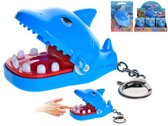 Kľúčenka/hra žralok 8 cm