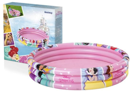 shumee Nafukovací bazén pre deti Disney Princezné 122 x 25 cm Bestway 91047