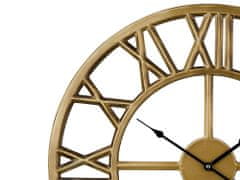 Beliani Nástenné hodiny 61 cm zlaté NOTTWIL