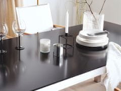 Beliani Záhradný stôl s granitovou doskou 180 x 90 cm čierny GROSSETO