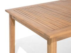 Beliani Drevená záhradná súprava stola a stoličiek CESANA
